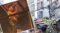 Liều mình tìm cách thoát khỏi đám cháy căn nhà trọ 4 tầng