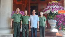 Thứ trưởng Đặng Hồng Đức thăm hỏi, tri ân gia đình các đồng chí nguyên lãnh đạo Bộ Công an
