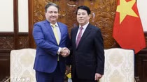 Chủ tịch nước Lương Cường tiếp Đại sứ Hoa Kỳ tại Việt Nam đến chào từ biệt
