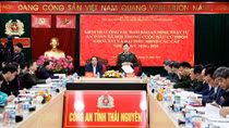 Hội đồng bầu cử Quốc gia kiểm tra công tác bảo đảm ANTT tại tỉnh Thái Nguyên