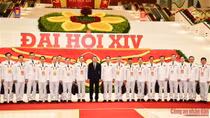 Đoàn đại biểu Đảng bộ Công an Trung ương tham dự ngày làm việc chính thức thứ ba Đại hội XIV
