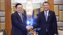 Thủ tướng Lê Minh Hưng tiếp Tổng Thư ký ASEAN Kao Kim Hourn