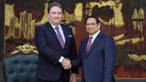 Thủ tướng Phạm Minh Chính tiếp Đại sứ Hoa Kỳ Marc Knapper