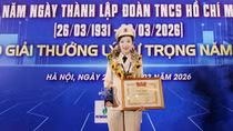 Thủ lĩnh Đoàn nhiệt huyết, nhận Giải thưởng Lý Tự Trọng năm 2026
