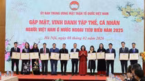 Mặt trận Tổ quốc Việt Nam vinh danh tập thể, cá nhân kiều bào tiêu biểu