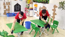 Hà Nội khử khuẩn 100% trường mầm non phòng chống bệnh tay chân miệng