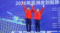 Tay chèo CAND Diệp Thị Hương thi đấu xuất sắc tại Giải vô địch canoeing châu Á 2026