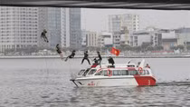 Trước giờ khai mạc Gala “Tổ quốc bình yên”, mãn nhãn màn hợp luyện của lực lượng Công an