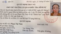 Truy nã bị can Phạm Thị Thái về tội đánh bạc