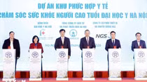Tổng Bí thư dự Lễ khởi công dự án phức hợp y tế chăm sóc sức khỏe người cao tuổi