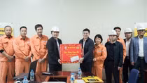 Lãnh đạo Tổng công ty Phát điện 1 thăm hỏi, chúc Tết Công ty cổ phần Nhiệt điện Quảng Ninh