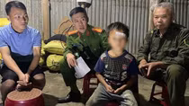 Công an xã Cốc San kịp thời cứu giúp cháu nhỏ gặp nạn