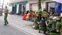 Công an tỉnh An Giang diễn tập phương án phòng chống cướp ngân hàng