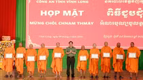 Đồng bào dân tộc Khmer vui mừng đón Tết cổ truyền Chôl Chnăm Thmây