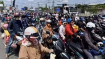 Giao thông TP Hồ Chí Minh tăng nhiệt trong ngày cuối kỳ nghỉ lễ