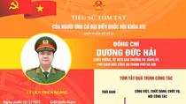 Thiếu tướng Dương Đức Hải được giới thiệu ứng cử Đại biểu Quốc hội khóa XVI