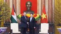 Chủ tịch nước Lương Cường tiếp Chủ tịch Hạ viện Jordan Mazen Turki El Qadi
