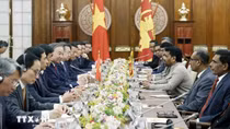 Tổng Bí thư, Chủ tịch nước Tô Lâm hội đàm với Tổng thống Sri Lanka