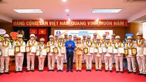 Tuyên dương 63 thanh niên tiêu biểu của lực lượng Cảnh sát giao thông