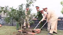 Công an các địa phương phát động "Tết trồng cây đời đời nhớ ơn Bác Hồ"