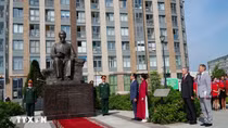 Khánh thành Quảng trường Hồ Chí Minh tại thành phố Saint Petersburg