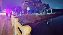 Công an xã tuần tra đêm, cứu nạn kịp thời nam thanh niên bị rơi xuống kênh