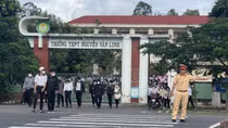 Đảm bảo an toàn giao thông cho học sinh ở Bình Thuận