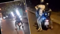 Xử lý nhiều nhóm “trẻ trâu” quậy phá, bốc đầu xe trên phố