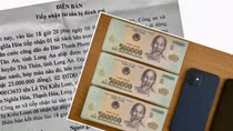 Thiếu tá Cảnh sát cơ động nhặt được của rơi tìm người trả lại