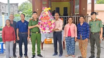 Công an xã Dương Minh Châu bám địa bàn, đảm bảo ANTT từ cơ sở