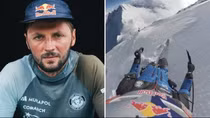 Người đầu tiên trên thế giới trượt tuyết từ đỉnh Everest không dùng bình oxy