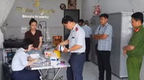 Dừng hoạt động cơ sở kinh doanh dịch vụ thẩm mỹ không phép ở Mỹ Tho