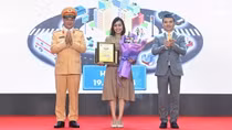 Trao giải và vinh danh các tập thể, cá nhân xuất sắc 2 cuộc thi của lực lượng CSGT