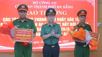 Khen thưởng lực lượng truy bắt đối tượng người nước ngoài cướp tiệm vàng tại Đà Nẵng