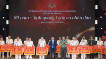 Công diễn tiết mục xuất sắc tại Hội diễn nghệ thuật quần chúng CAND lần thứ XIII khu vực 3