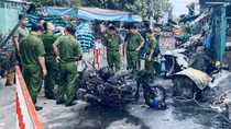Hiện trường vụ cháy nhà khiến 3 người tử vong ở quận 8