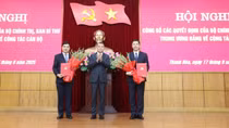 Bộ Chính trị, Ban Bí thư chỉ định 2 Phó Bí thư Tỉnh ủy Thanh Hóa