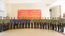 Đoàn cấp cao của Bộ Tư lệnh Hiến binh Campuchia thăm và làm việc tại Trường Cao đẳng ANND I