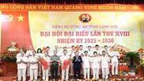 Xây dựng Đảng bộ Công an tỉnh Lạng Sơn trong sạch, vững mạnh toàn diện