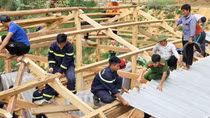 Tuổi trẻ Công an tỉnh Yên Bái chung tay xóa nhà tạm, nhà dột nát