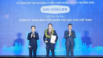 Dai-ichi Life Việt Nam giữ vững danh hiệu “Top 10 Công ty Bảo hiểm nhân thọ uy tín” trong 10 năm liên tiếp