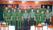 Tập huấn công tác ứng phó biến đổi khí hậu phòng chống thiên tai cho Công an xã