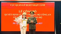 Trưởng Công an cửa khẩu Tân Sơn Nhất được bổ nhiệm Phó Cục trưởng Cục QLXNC