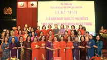 Công bố thành lập Ban liên lạc Nữ Công an hưu trí Bộ Công an và kỷ niệm Ngày Quốc tế phụ nữ