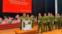 Trường Cao đẳng CSND I ủng hộ đồng bào Nam Trung Bộ bị thiệt hại do mưa lũ 653 triệu đồng