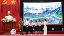 Sôi nổi Hội thi “Em yêu chiến sĩ Công an nhân dân”