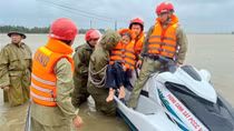Công an các đơn vị, địa phương chủ động ứng phó với mưa lũ khu vực miền Trung