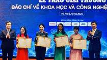 Trao giải thưởng báo chí về khoa học công nghệ năm 2024