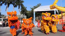 Liên hoan Lân Sư Rồng Xuân Ất Tỵ ở Bình Dương xác lập kỷ lục Việt Nam