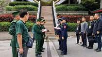 Bàn giao đối tượng người nước ngoài trốn truy nã khu vực biên giới Tây Ninh